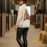 Equine Embrace Jacquard Sweater - Bridle Up Hope Shop