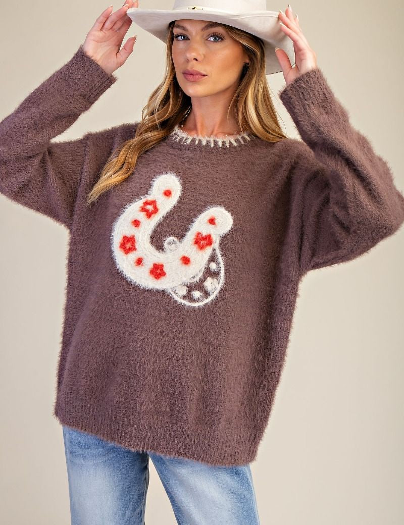 Cozy Horseshoe Sweater