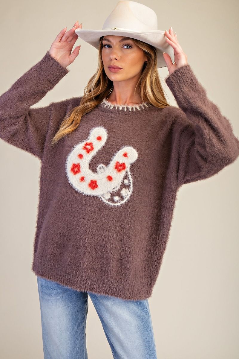Cozy Horseshoe Sweater