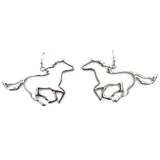 free rein dangle earrings