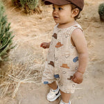 Western Muslin Shortie Romper