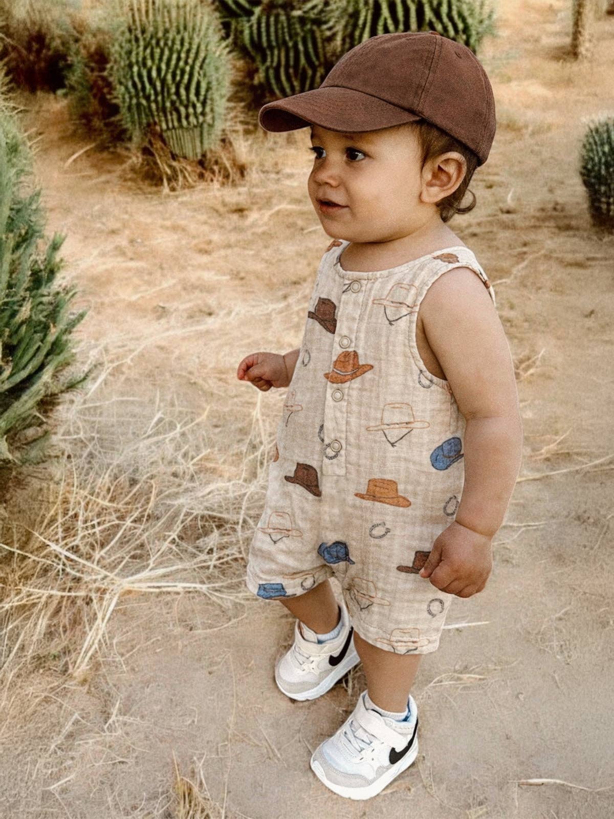 Western Muslin Shortie Romper