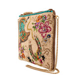 Hand-Beaded "On The Range" Western Mini Purse
