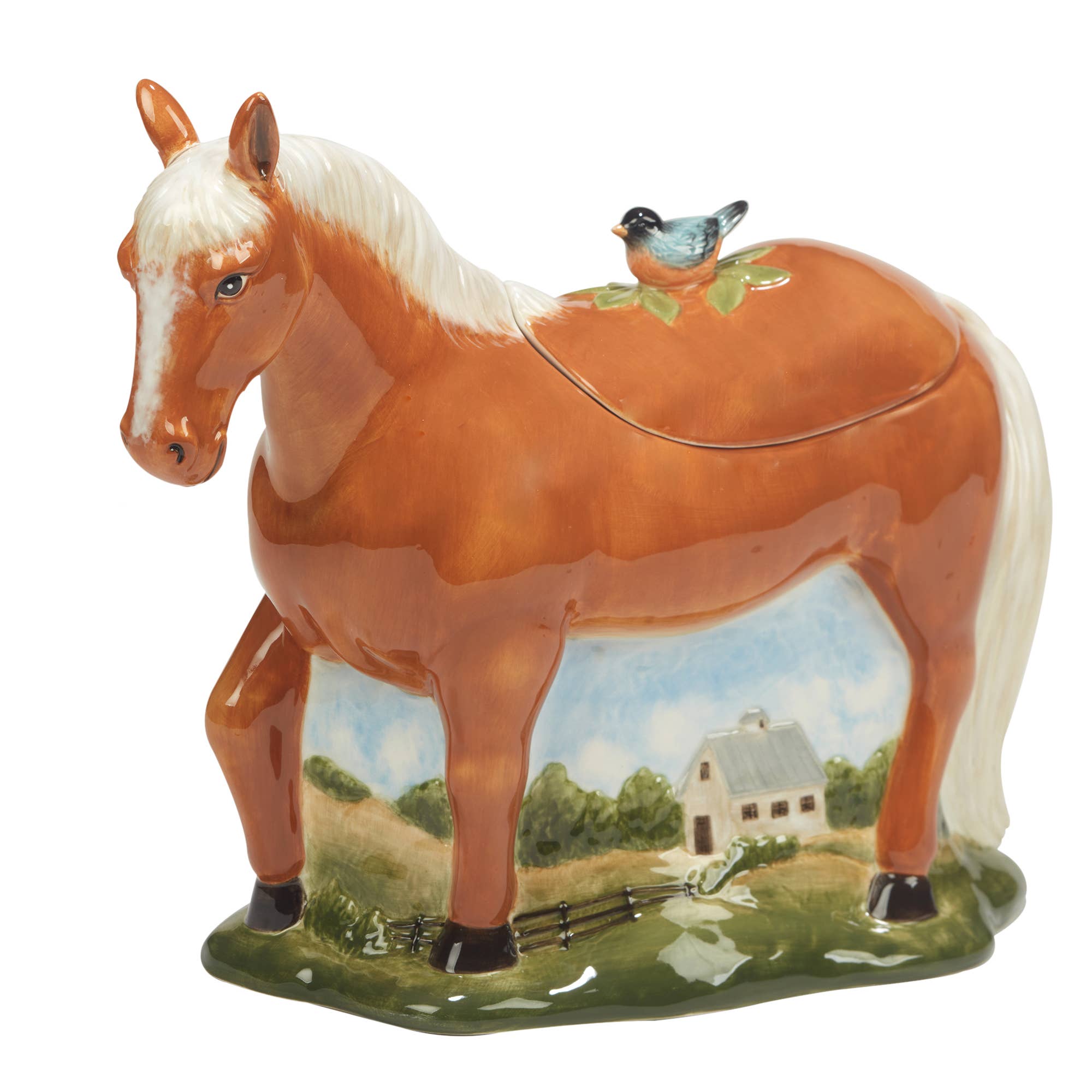 York Stables Horse Cookie Jar