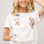 Cowgirl Embroidered T-Shirt