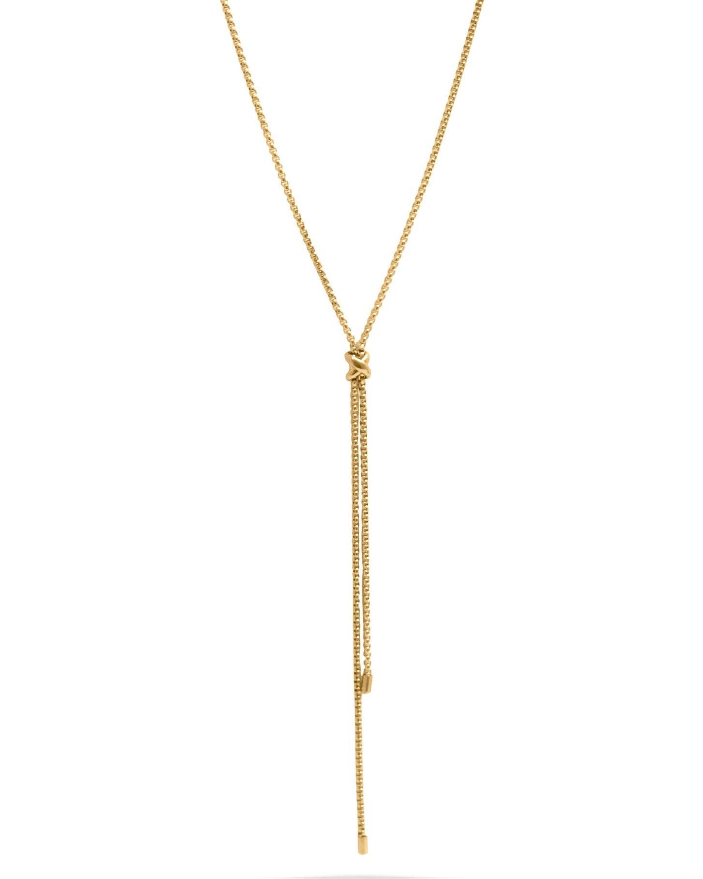 Golden Rein Bolo Necklace