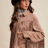 Sundance Suede Fringe Jacket