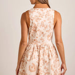 Unicorn Floral Button-Front Dress – Summer Sundress Main Strip