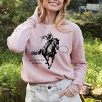 Hold Your Horses Sweatshirt (Pink)
