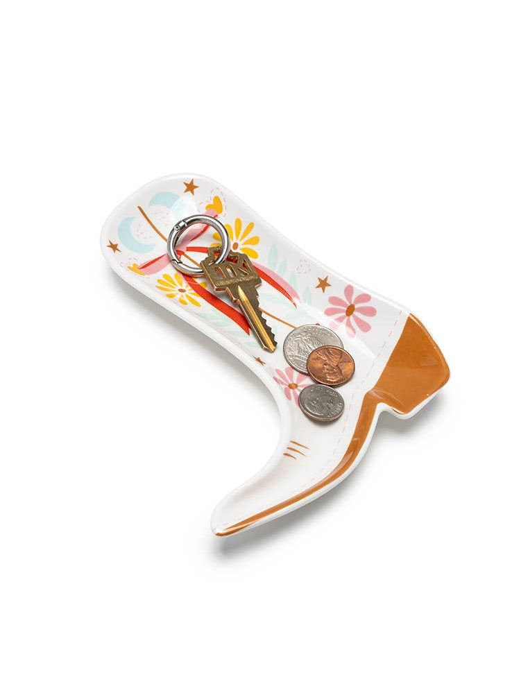 Cowgirl Boot Trinket Tray