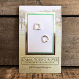 english stirrup earrings