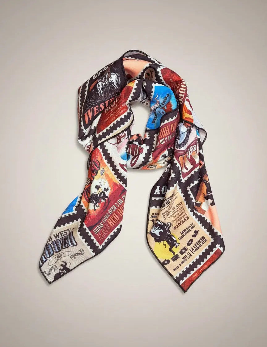 Vintage Rodeo Wild Rag Faire - Avery