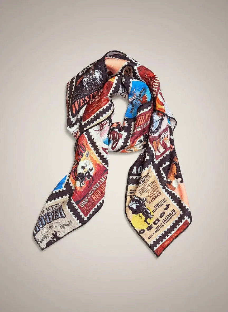 Vintage Rodeo Wild Rag Faire - Avery