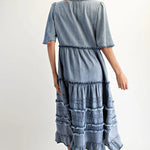 Fanny Western Denim Dress - Bridle Up Hope Shop
