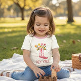 Hey Y'all - Little Cowgirl Tee