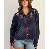 Lasso &  Bloom Cowgirl Blouse
