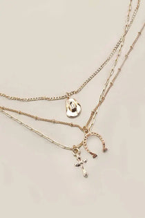 Trio Layer Western Necklaces