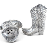 cowboy boot salt and pepper set