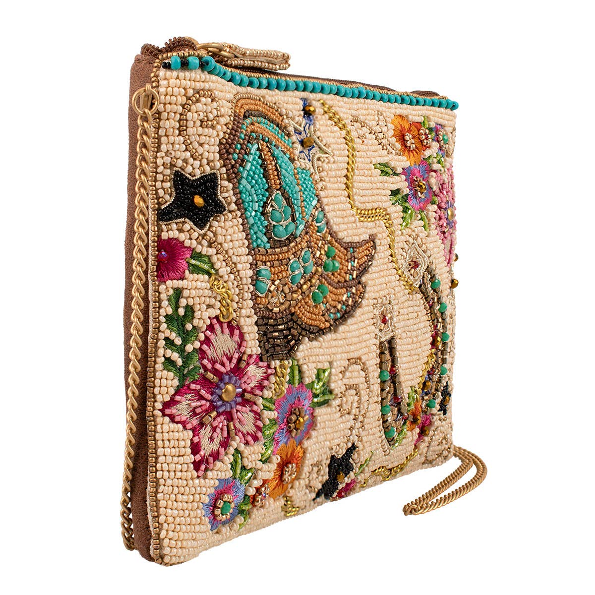 Hand-Beaded "On The Range" Western Mini Purse