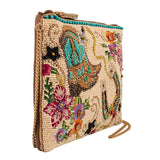 Hand-Beaded "On The Range" Western Mini Purse