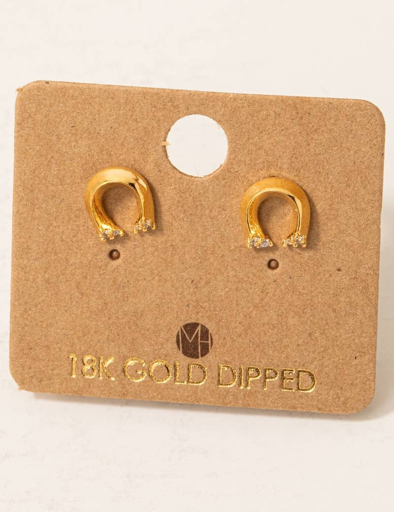 giddyup earrings Gold