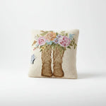 Floral Boots Hook Pillow - Bridle Up Hope Shop