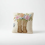 Floral Boots Hook Pillow - Bridle Up Hope Shop