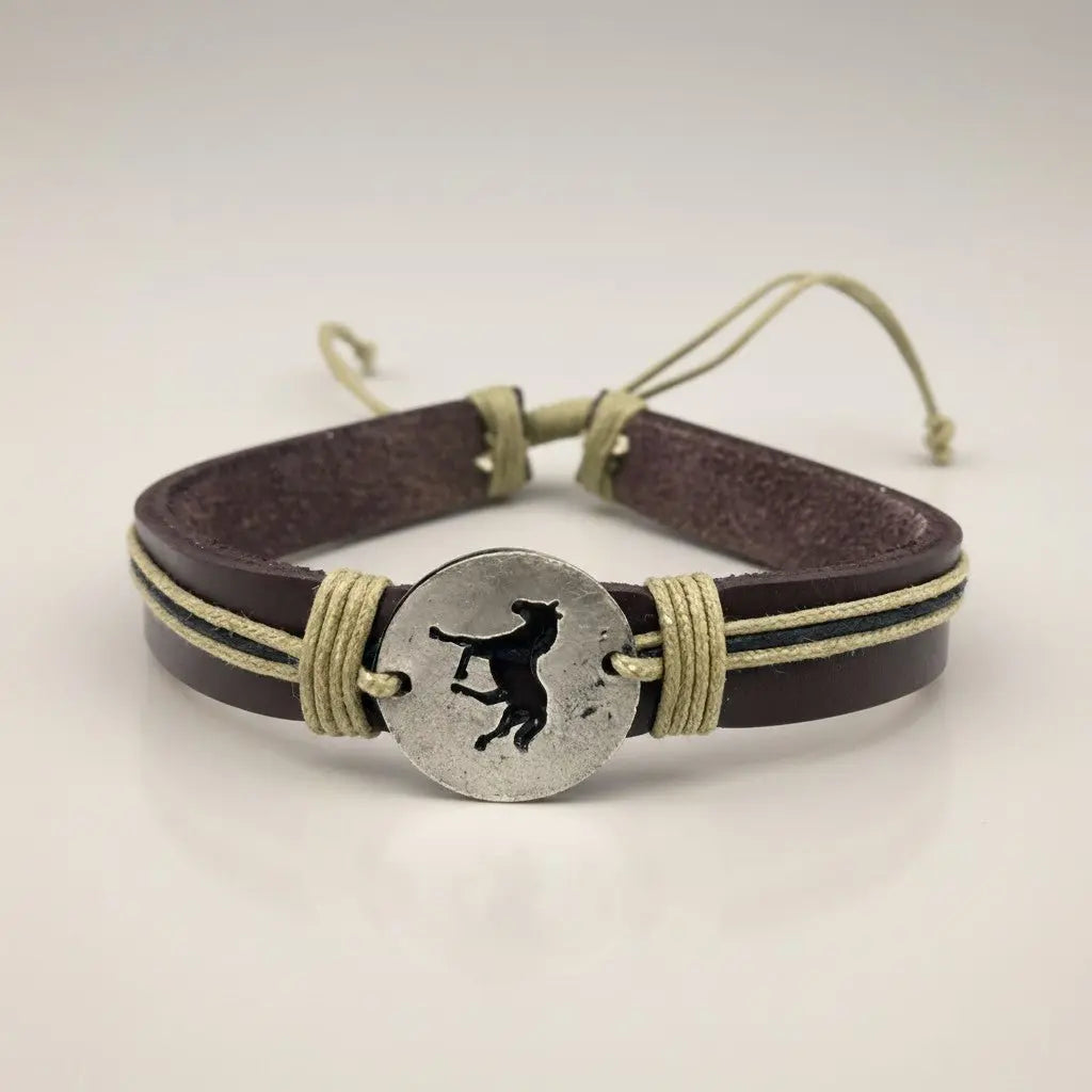 Free Rein Horse Leather Bracelet - Bridle Up Hope Shop