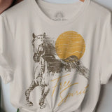 Free Spirit Horse T-Shirt - Bridle Up Hope Shop