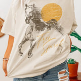 Free Spirit Horse T-Shirt - Bridle Up Hope Shop
