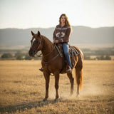 Galloping Horses Zip Cardigan - Bridle Up Hope Shop