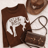 Get Back Up Horse Sweater - Bridle Up Hope Shop