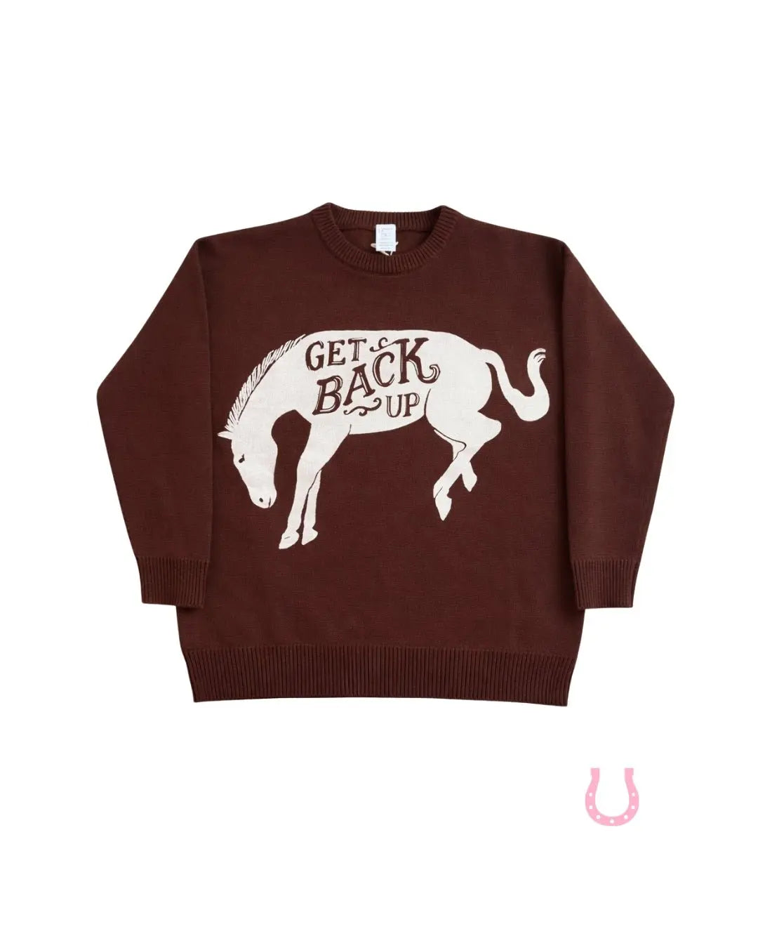 Get Back Up Horse Sweater - Bridle Up Hope Shop