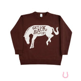 Get Back Up Horse Sweater - Bridle Up Hope Shop