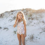 Girls Horse Ruffle Swimsuit - Bridle Up Hope Shop