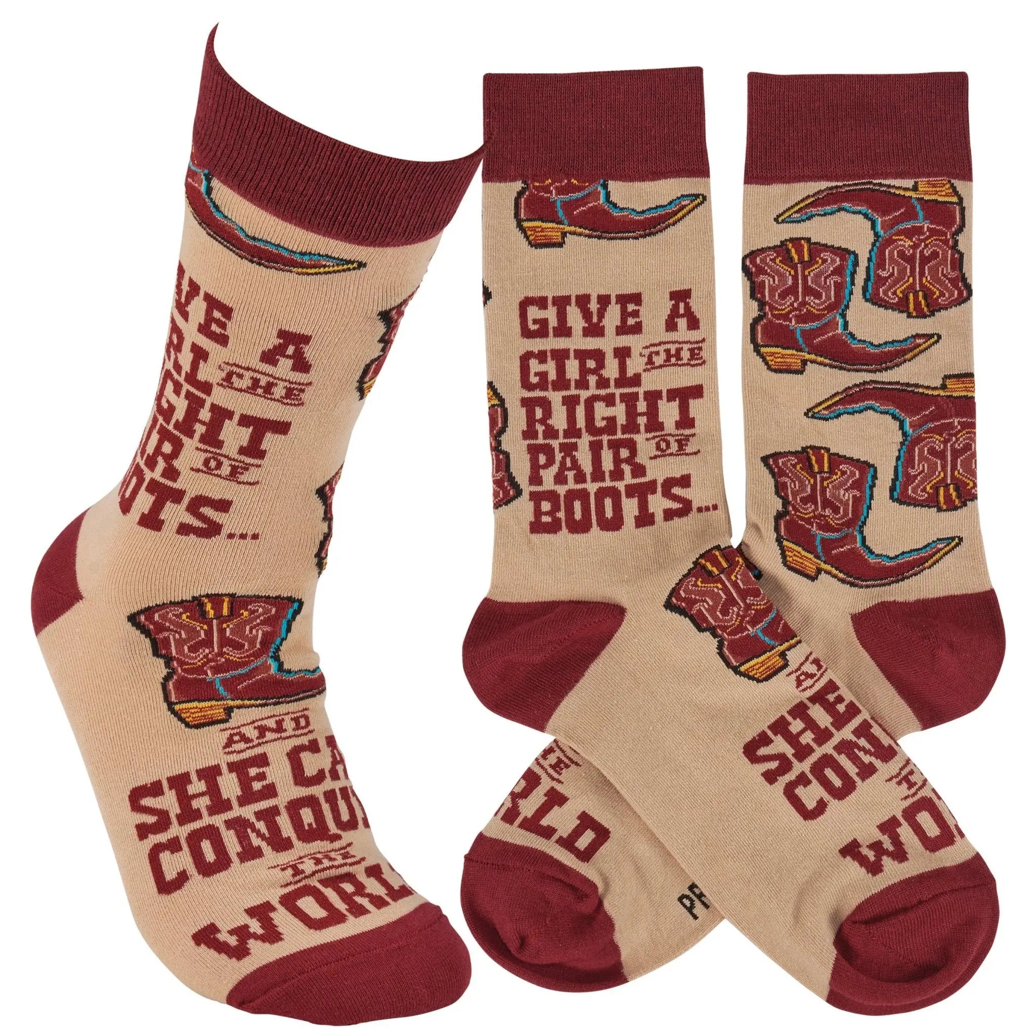 Give a Girl Boots Socks - Bridle Up Hope Shop