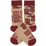 Give a Girl Boots Socks - Bridle Up Hope Shop