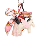 Guardian Angel Horse Bag Charm (Pink) - Bridle Up Hope Shop