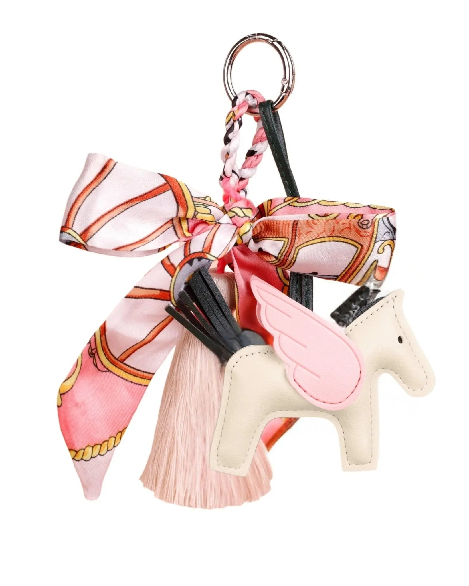 Guardian Angel Horse Bag Charm (Pink) - Bridle Up Hope Shop