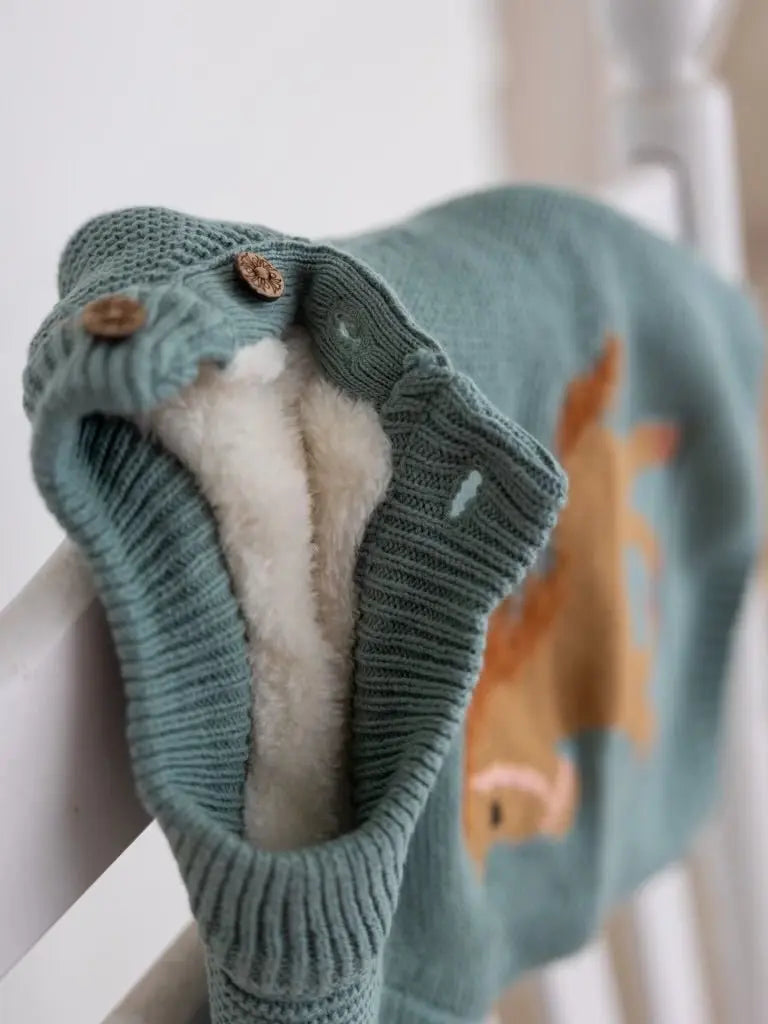 Gwenny Horse Sweater (Seafoam) - Bridle Up Hope Shop