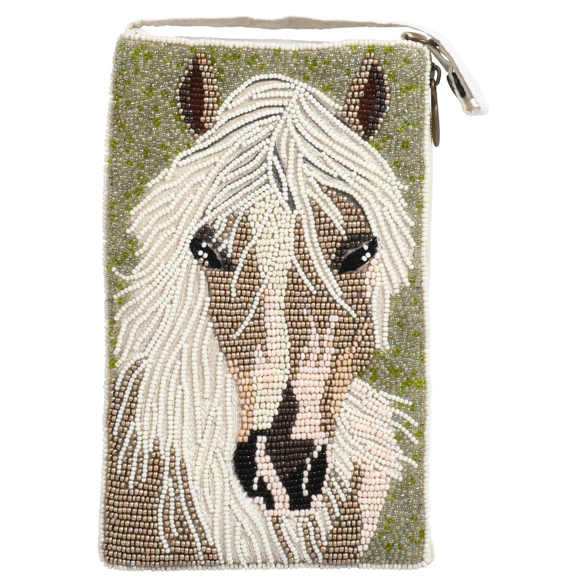 Hand - Beaded Club Horse Bag - Bridle Up Hope Shop