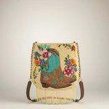 Cowgirl Line Dance Hand-Beaded Purse Faire - Mary Frances Accessories