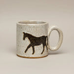 Handmade Horse Mug (Cream) - Bridle Up Hope Shop