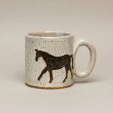 Handmade Horse Mug (Cream) - Bridle Up Hope Shop
