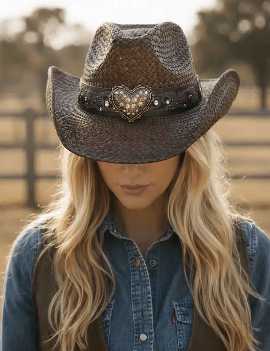 Heartland Cowgirl Hat - Bridle Up Hope Shop