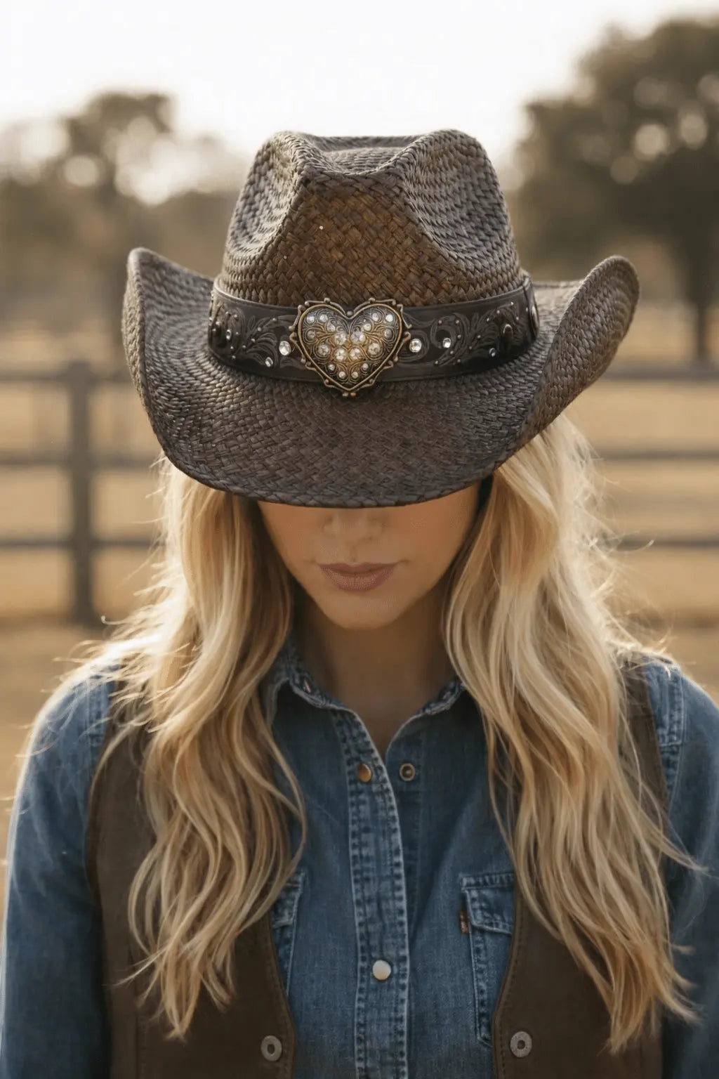 Heartland Cowgirl Hat - Bridle Up Hope Shop