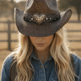 Heartland Cowgirl Hat - Bridle Up Hope Shop
