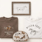 Hold Your Horses Embroidered T-Shirt - Bridle Up Hope Shop