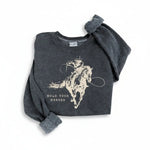 Hold Your Horses Sweatshirt (Black) - Bridle Up Hope Shop
