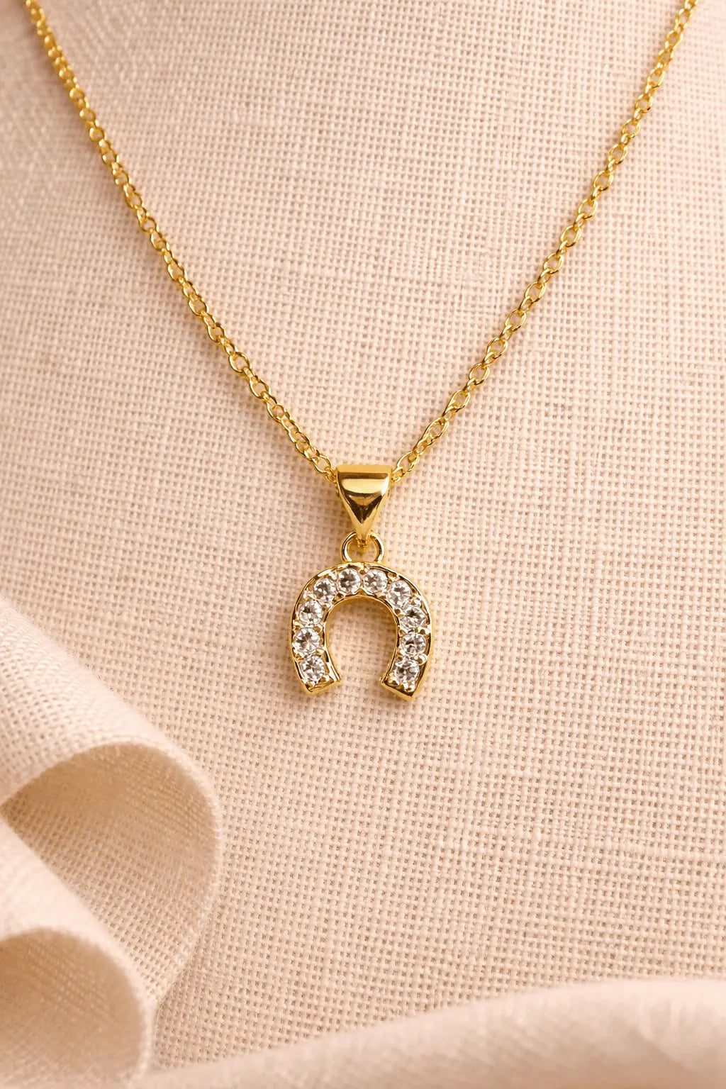 Hope Shines Horseshoe Necklace - Bridle Up Hope Shop